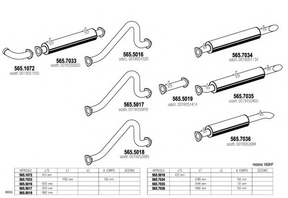 ASSO ARTTRUCK450 Exhaust System